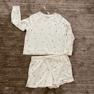 Wildfox hearts sweatshirt lounge set ❤️